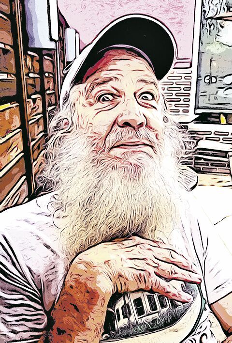 Phill Courtney with a beard